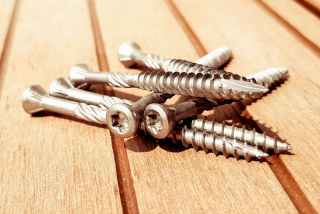Terasový vrut redukční 5x60 TORX T25 nerez C1 zápustná hlava (200 ks/bal)